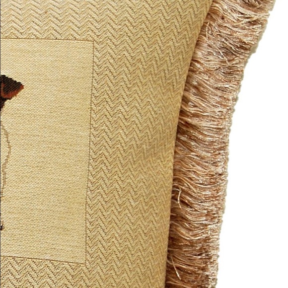 NEW Corona Decor French Woven FeatherDown Filled Dogs Jacquard Decorative Pillow - Picture 3 of 5
